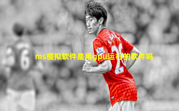 ms模拟软件是用gpu运行的软件吗