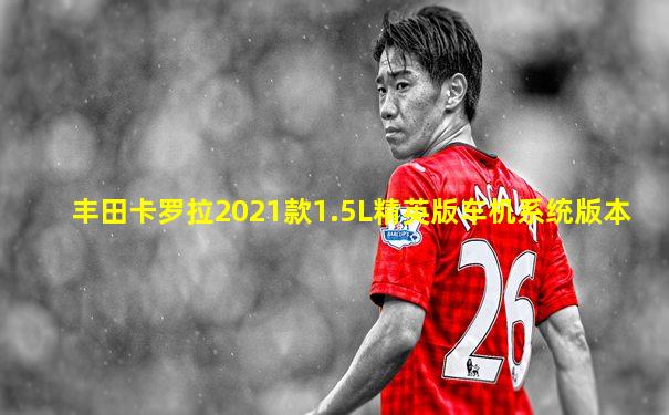 丰田卡罗拉2021款1.5L精英版车机系统版本