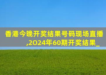 香港今晚开奖结果号码现场直播,2O24年60期开奖结果_