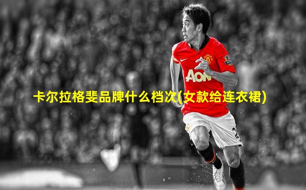 卡尔拉格斐品牌什么档次(女款给连衣裙)