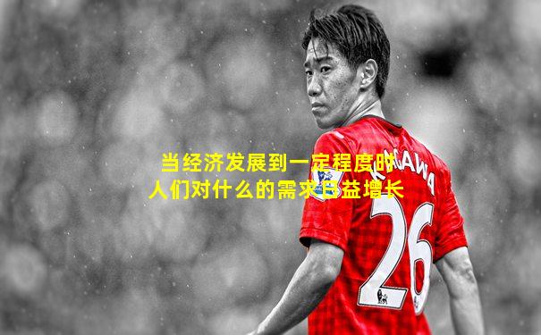 当经济发展到一定程度时人们对什么的需求日益增长