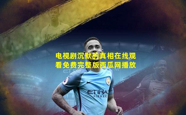 电视剧沉默的真相在线观看免费完整版西瓜网播放